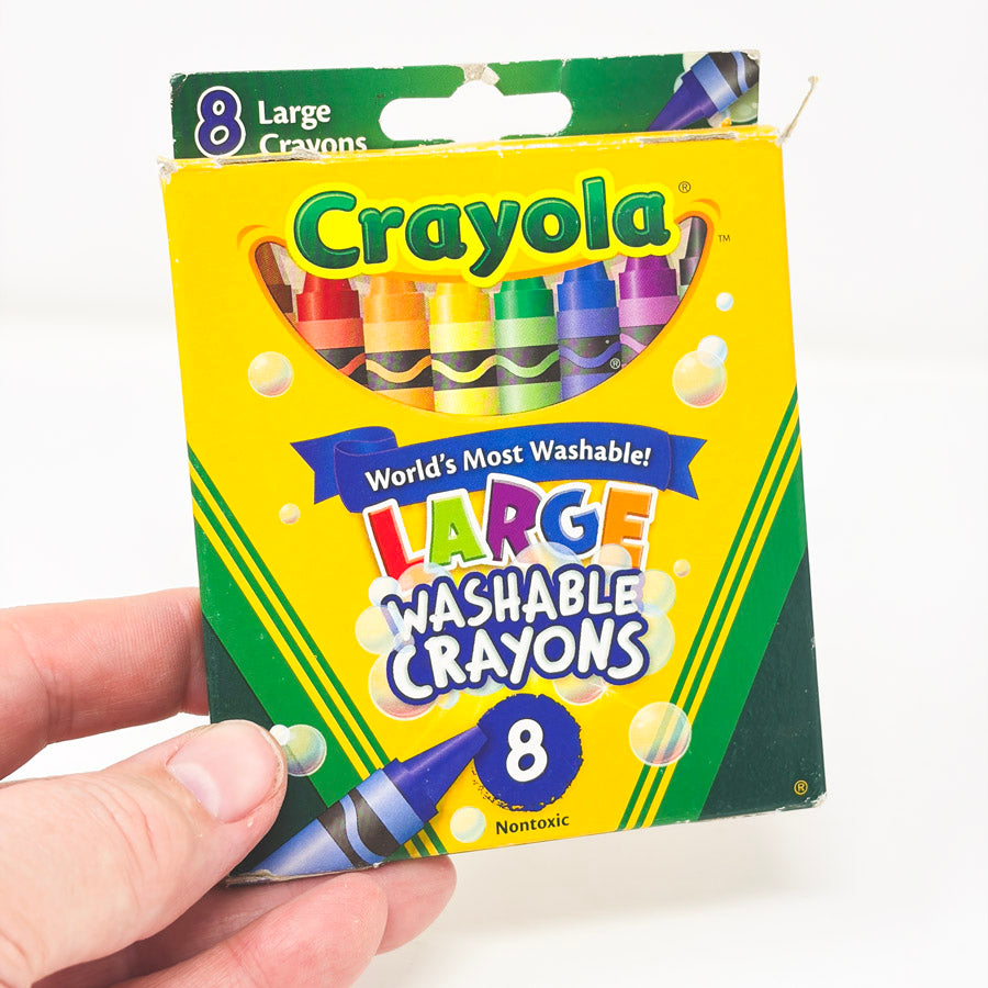 8 Crayola Large Washable Crayons