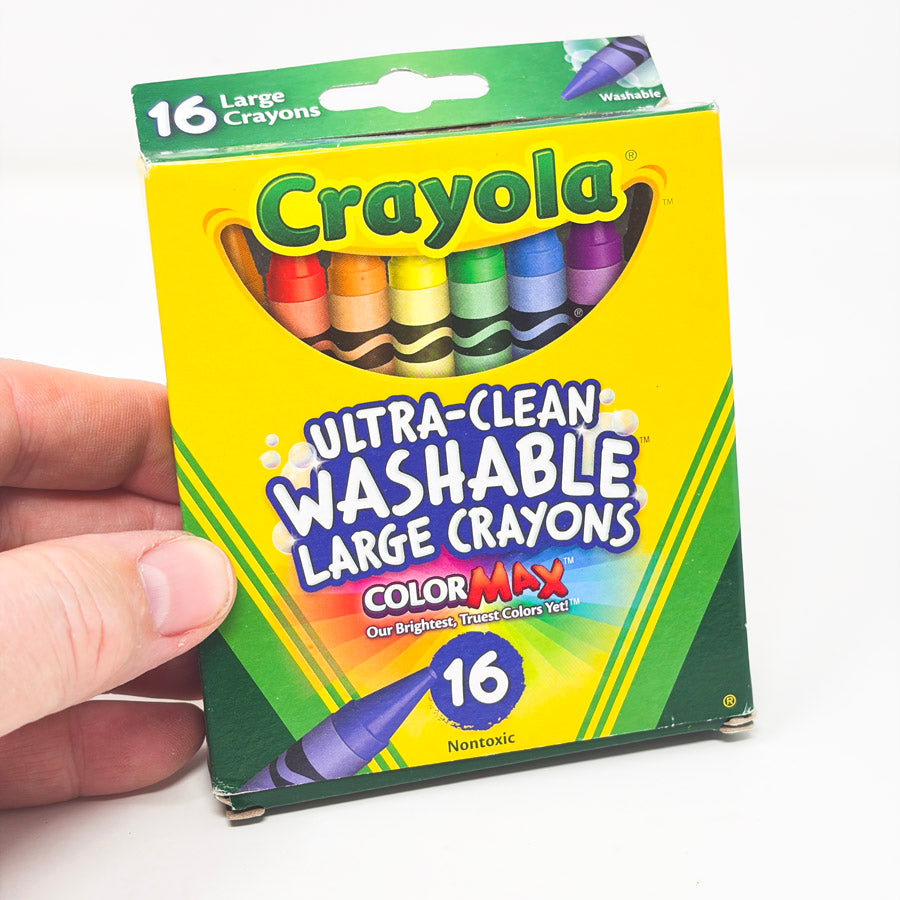 16 Crayola Large Washable Crayons