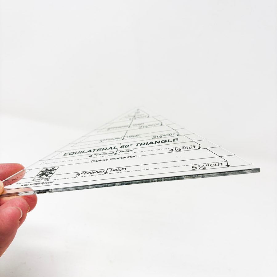 EZ Quilting Equilateral 60° Triangle Quilting Template