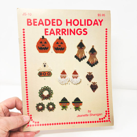 The Beaded Holiday Earrings by Jeanette Shanigan