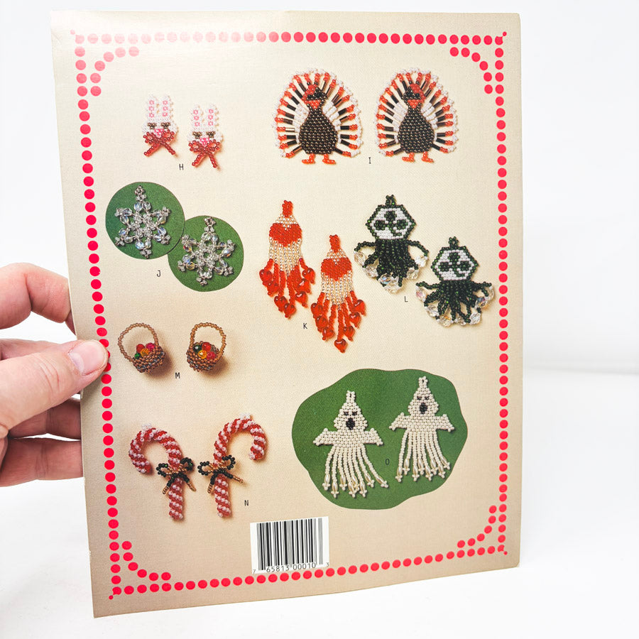 The Beaded Holiday Earrings by Jeanette Shanigan