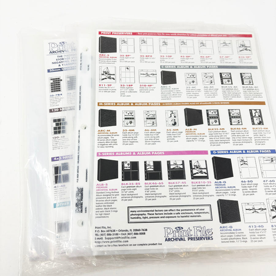 4" x 5" Archival Negative Preservers