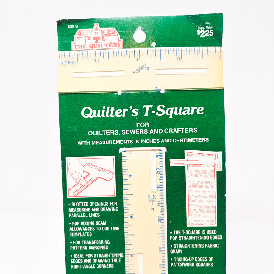 Quilter's T-Square Sewing Tool