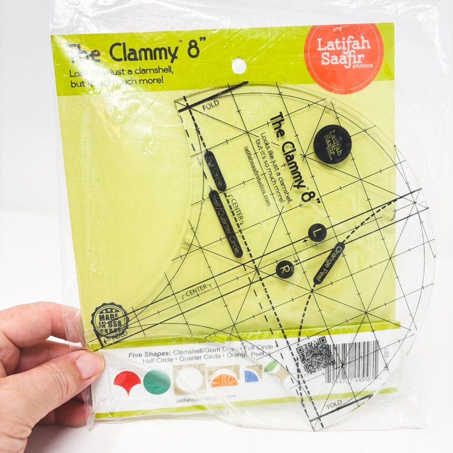 The Clammy 8" Quilting Template