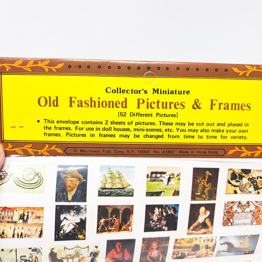 Merrimack Publishing Group - Miniature Old Fashioned Pictures and Frames