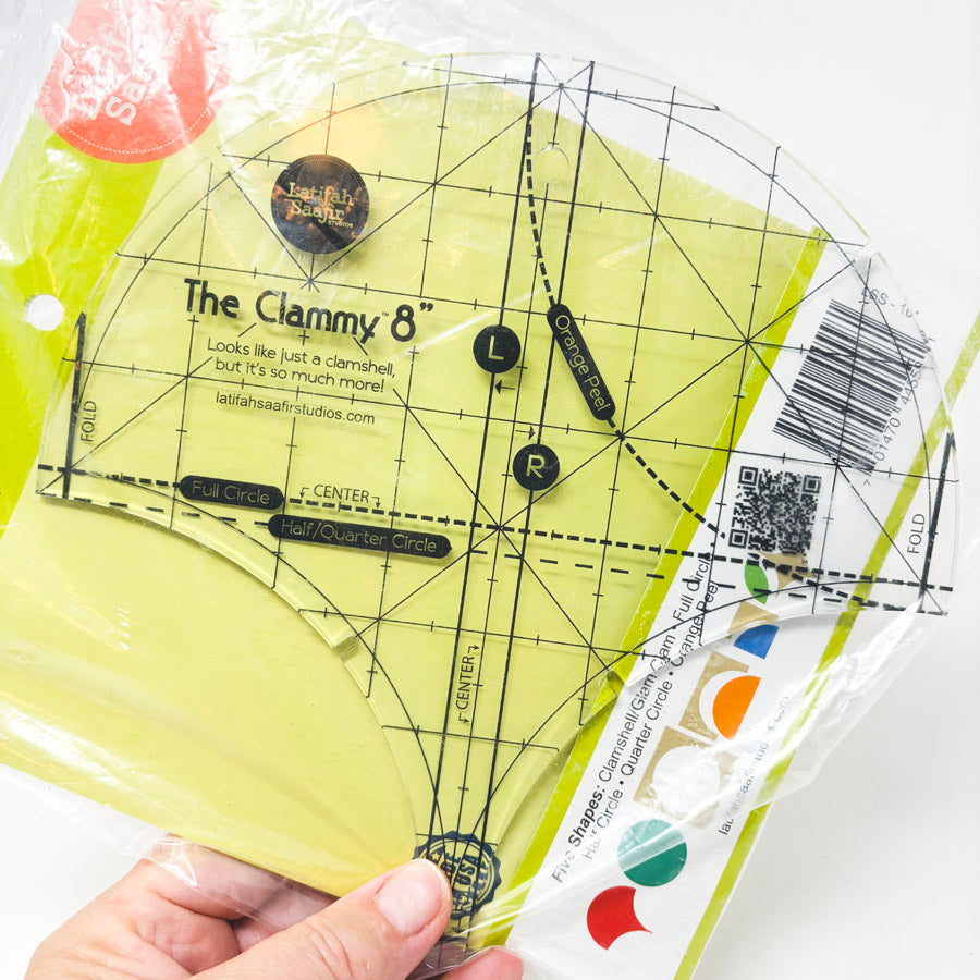 The Clammy 8" Quilting Template
