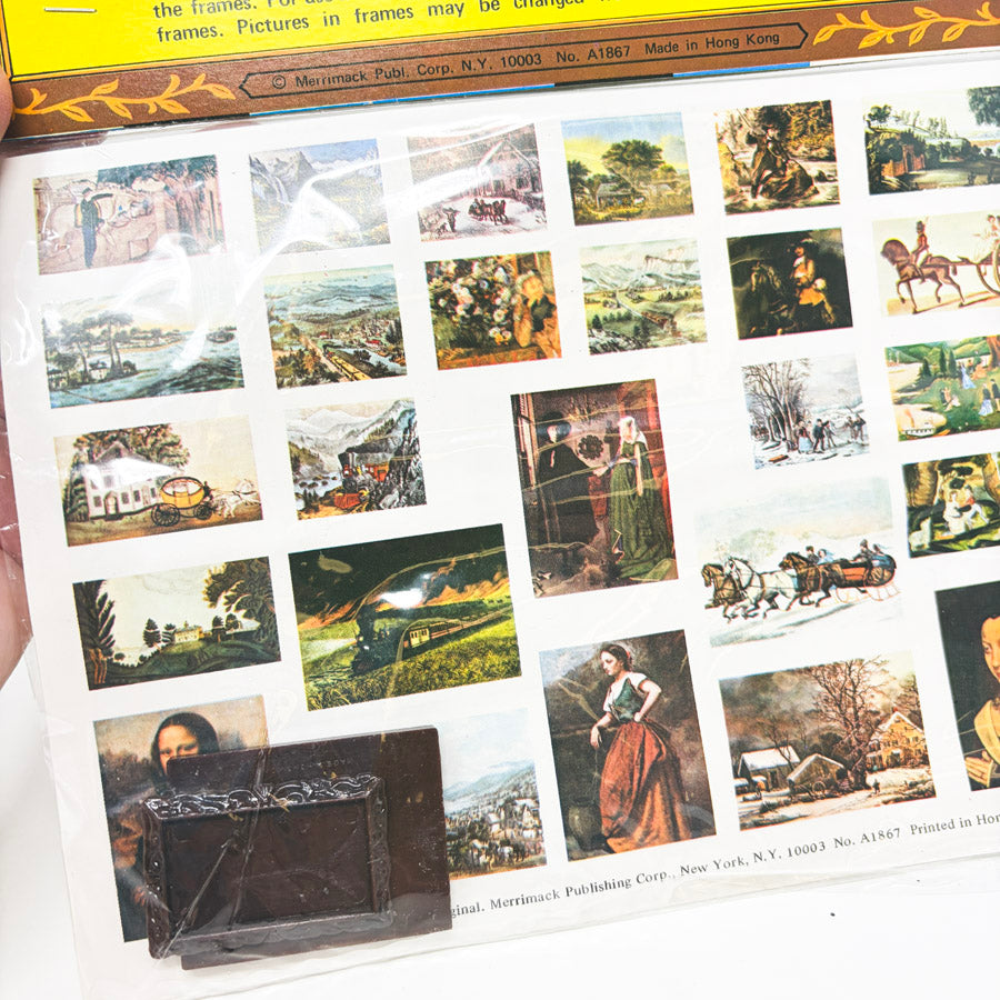 Merrimack Publishing Group - Miniature Old Fashioned Pictures and Frames