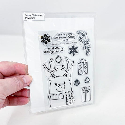 Beary Christmas by Pawsome Stamps & Dies