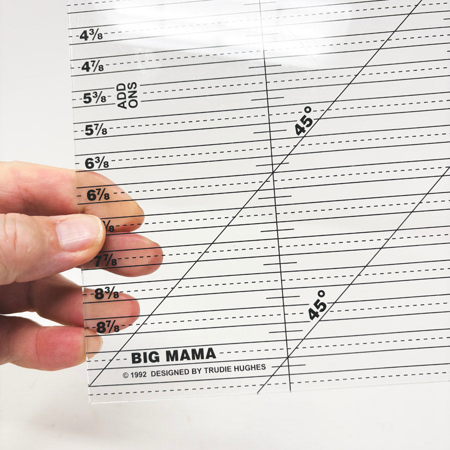 Big Mama Quilting Ruler