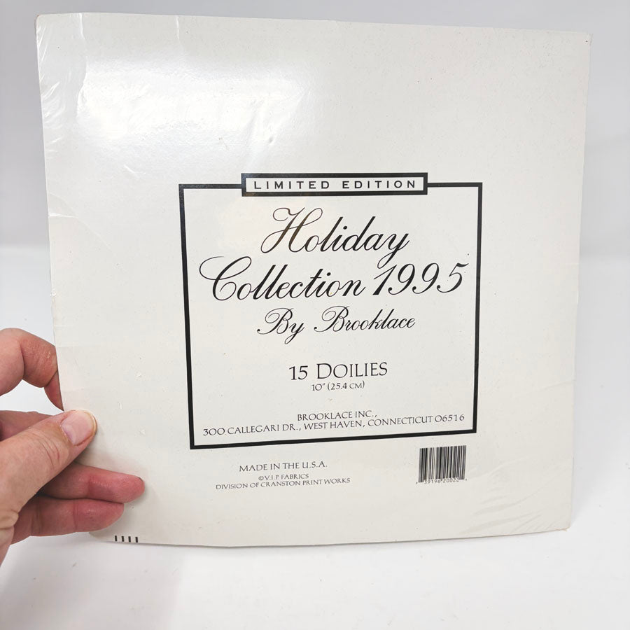 1995 Holiday Collection Doilies