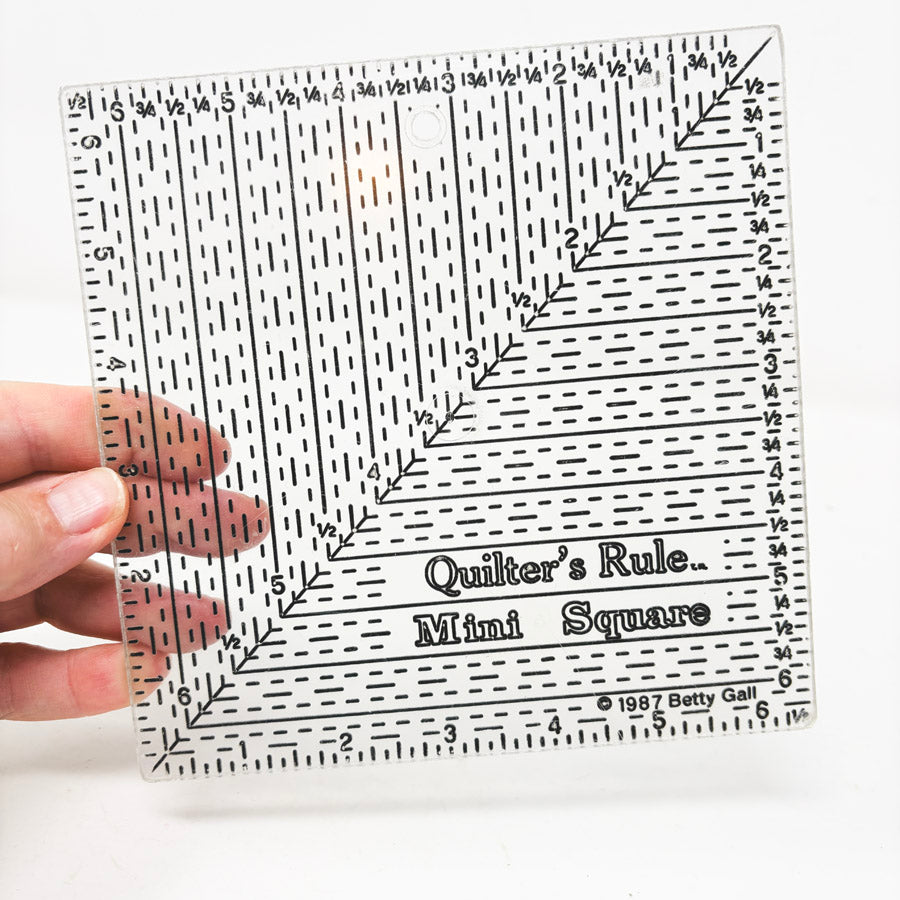 8" Quilter's Rule Mini Square by Betty Gall