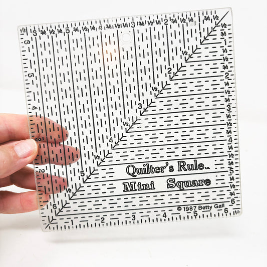 8" Quilter's Rule Mini Square by Betty Gall