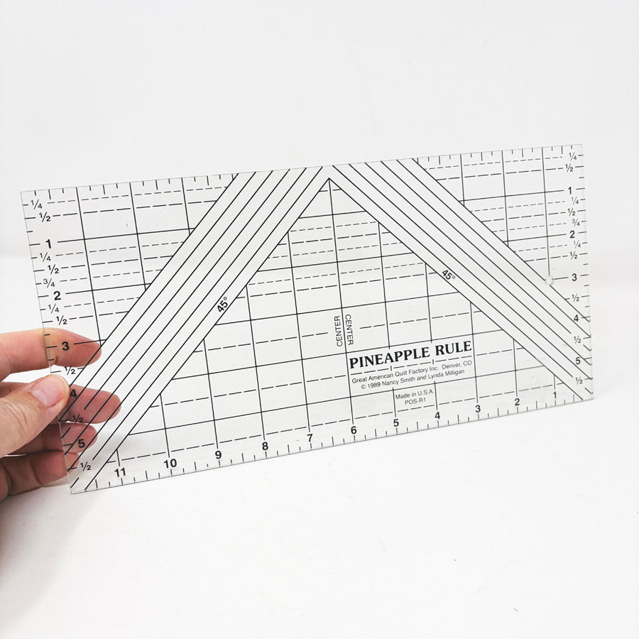 Great American Quilt Factory Pineapple Quilting Ruler