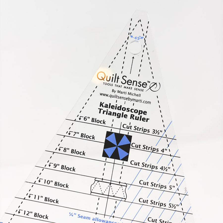 Dritz Quilt Sense Kaleidoscope Triangle Quilting Ruler