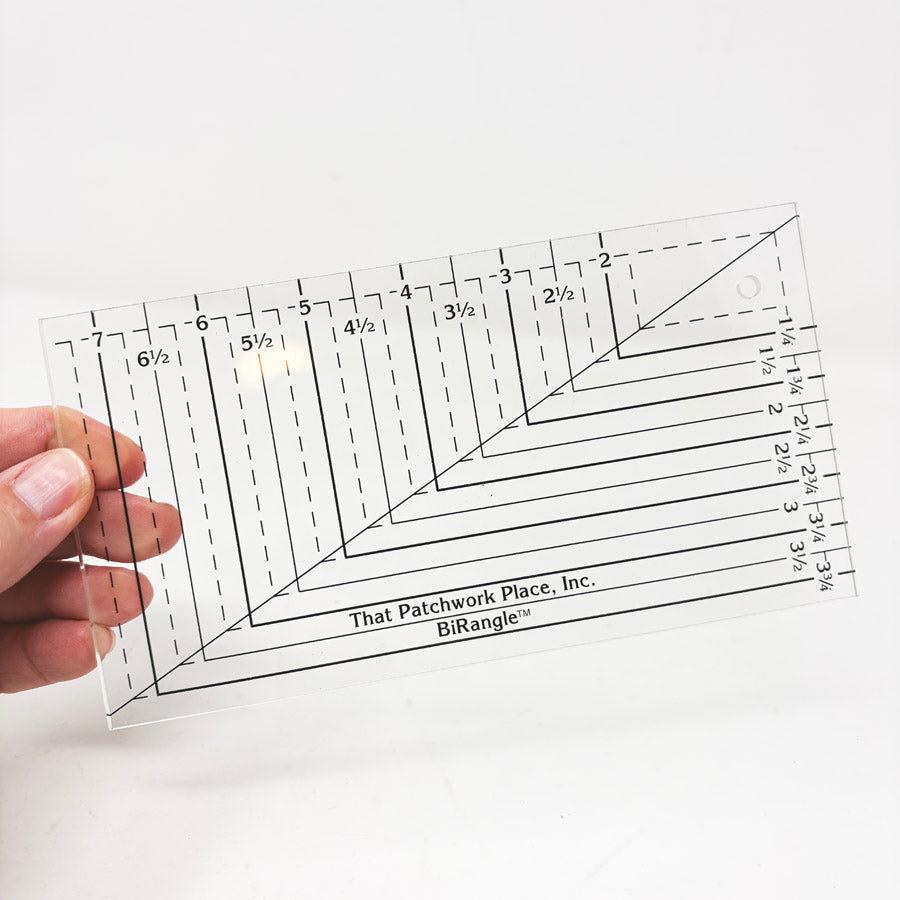 The Patchwork Place BiRangle Quilting Ruler