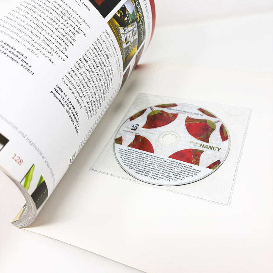 Serge & Merge Quilts Book and CD by Create with Nancy
