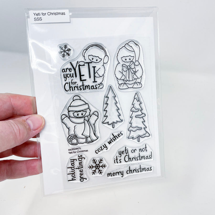 Yeti for Christmas Cling Stamps - Simon Says Stamps