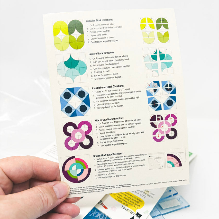 Betty Crockerass Make It Curvy 12 Piece Template Set
