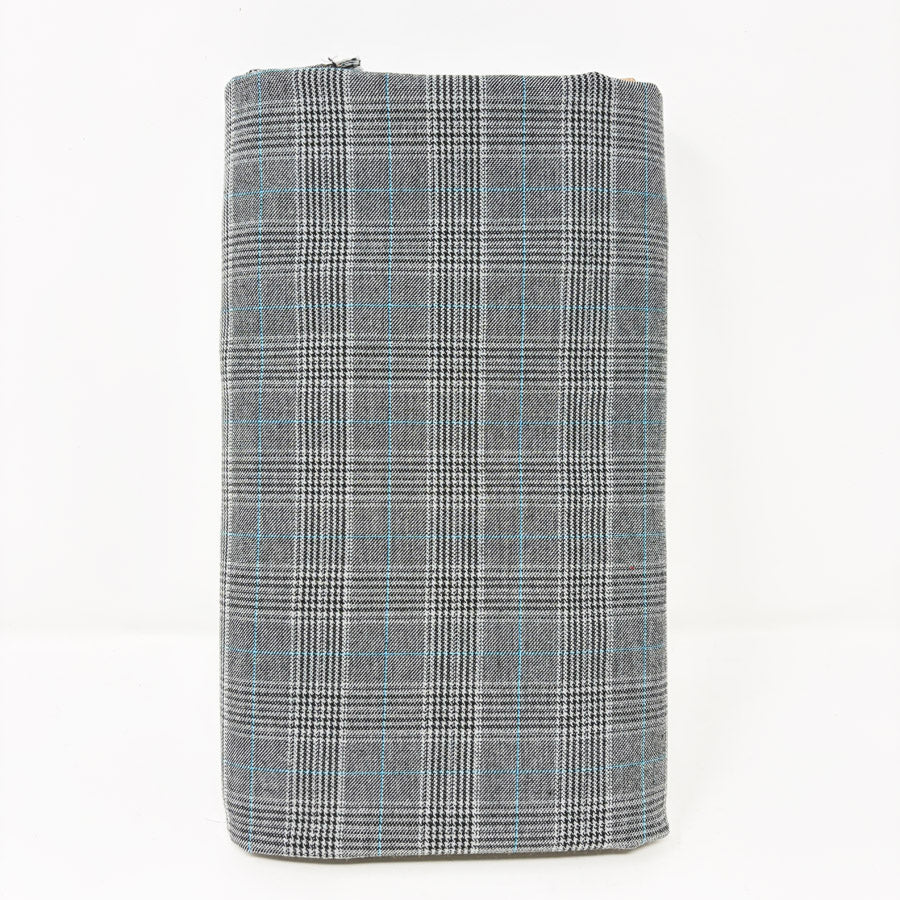63" x 52" Prince of Wales Plaid Fabric - Slack Style Blend