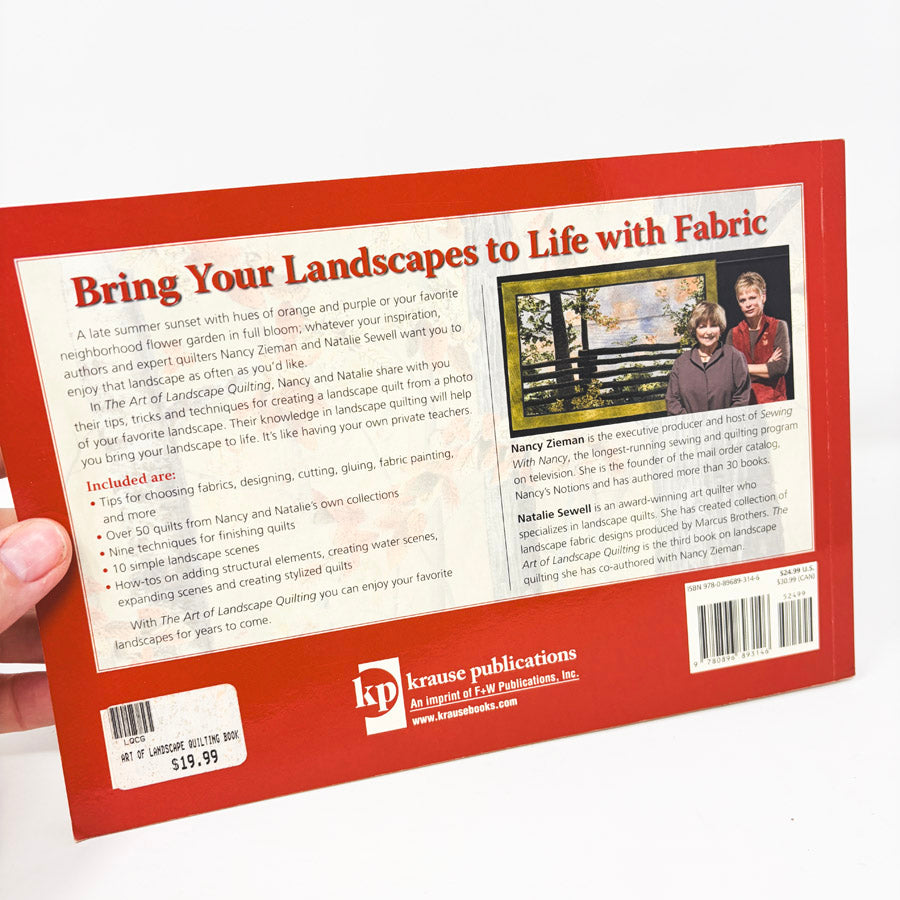 The Art of Landscape Quilting Book
