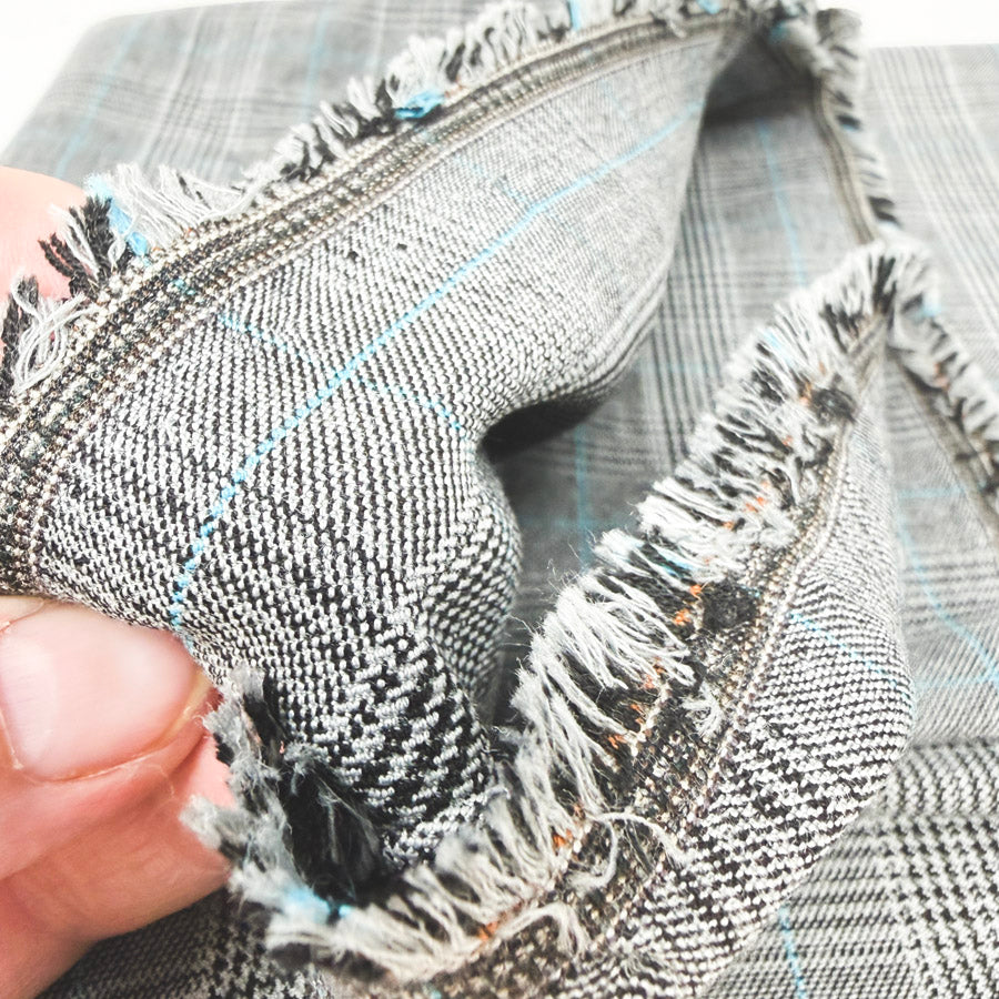 63" x 52" Prince of Wales Plaid Fabric - Slack Style Blend