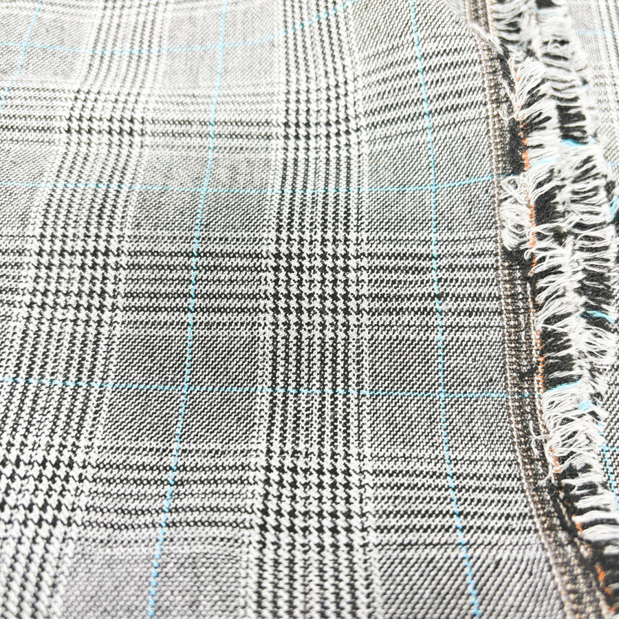 63" x 52" Prince of Wales Plaid Fabric - Slack Style Blend