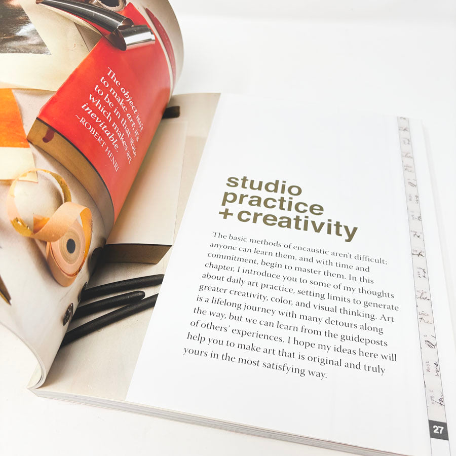 The Encaustic Studio Book by Daniella Woolf