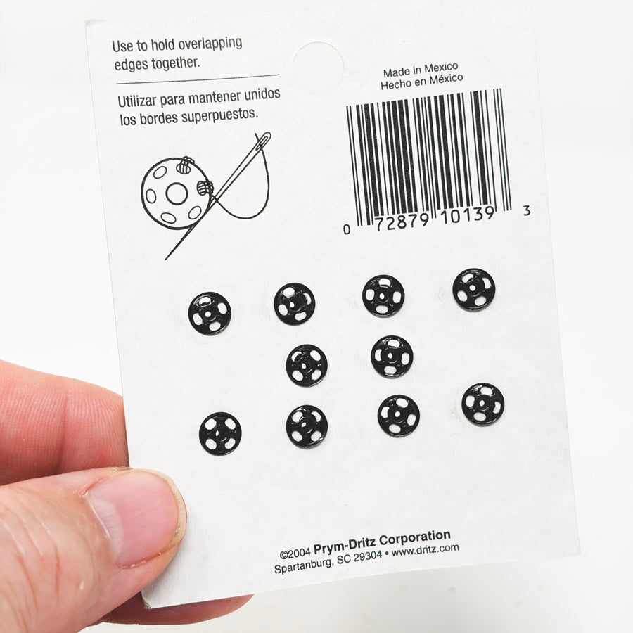 Dritz Sew-On Snaps – Size 2/0