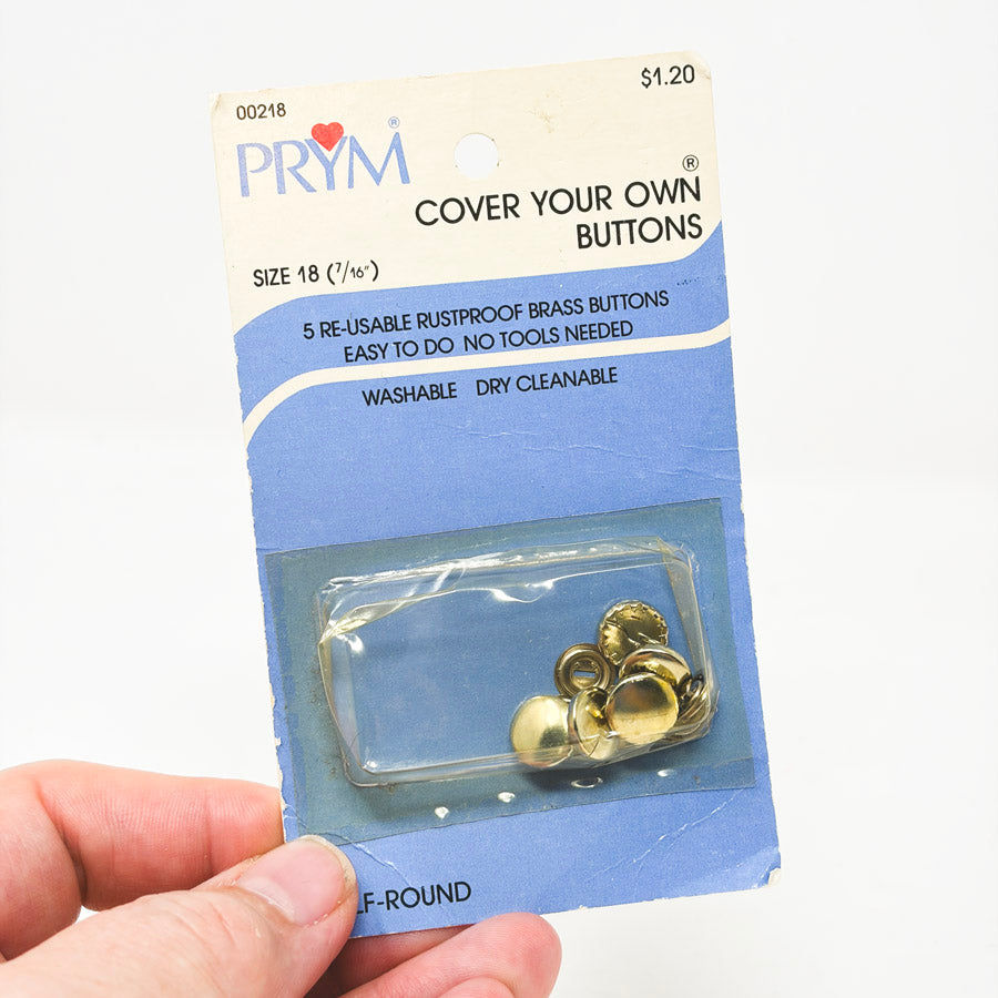 Prym Cover Your Own Buttons – Size 18