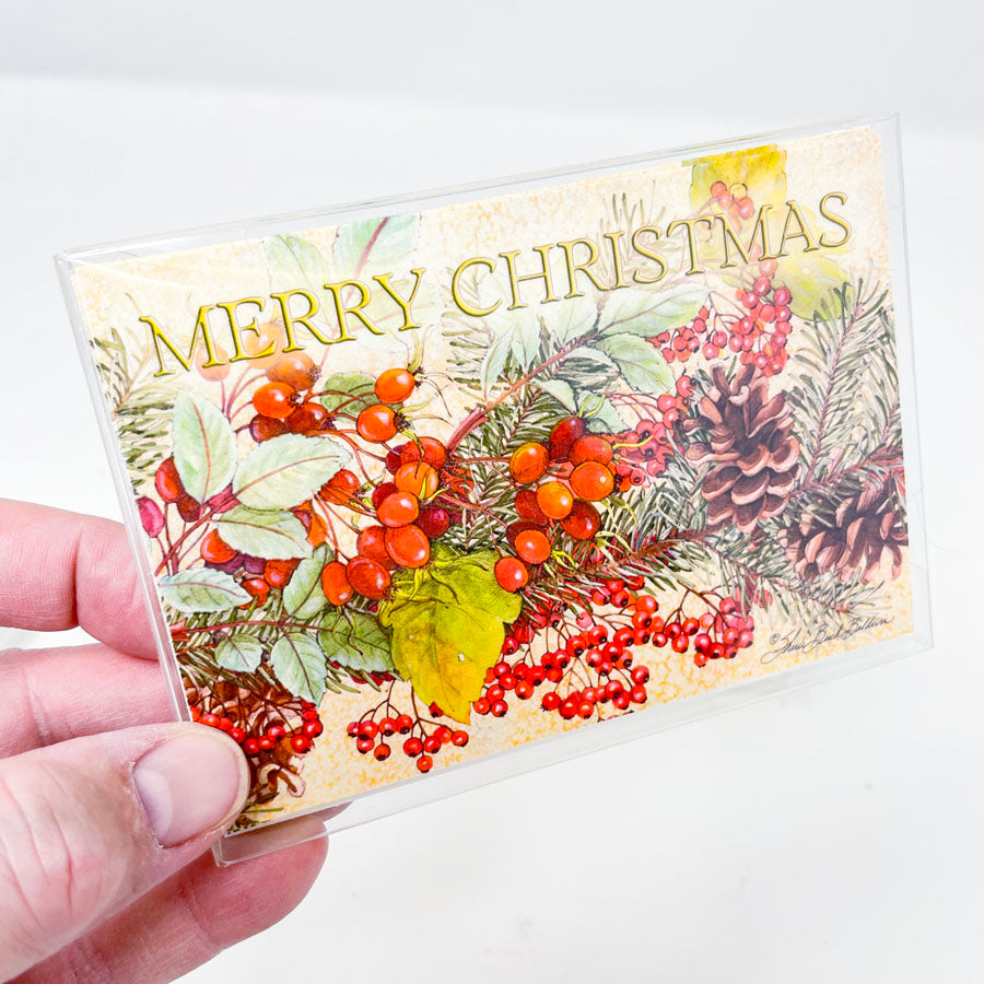 Holiday Greens Christmas Card Pack by Sherri Buck Baldwin (10)