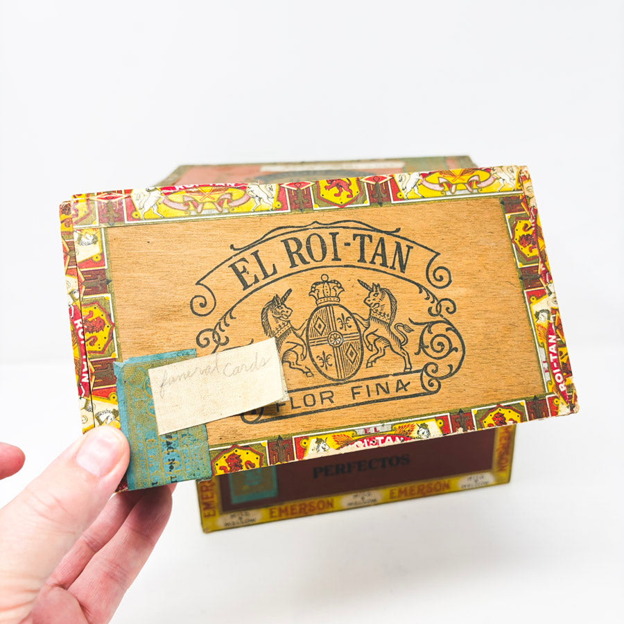 Vintage Wood Cigar Boxes