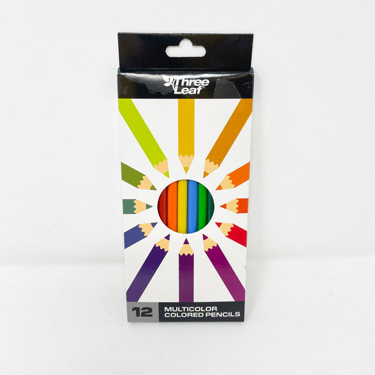 Three Leaf Colored Pencils, 12 Ct.