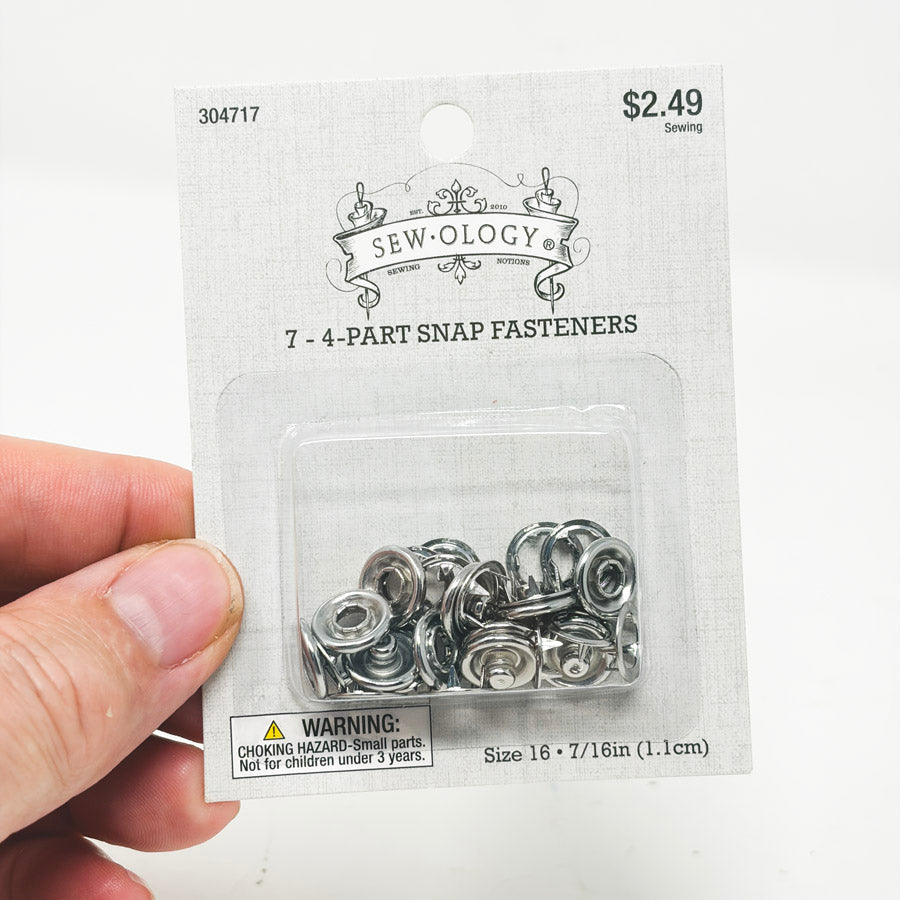 Sewology Snap Fasteners – Size 16