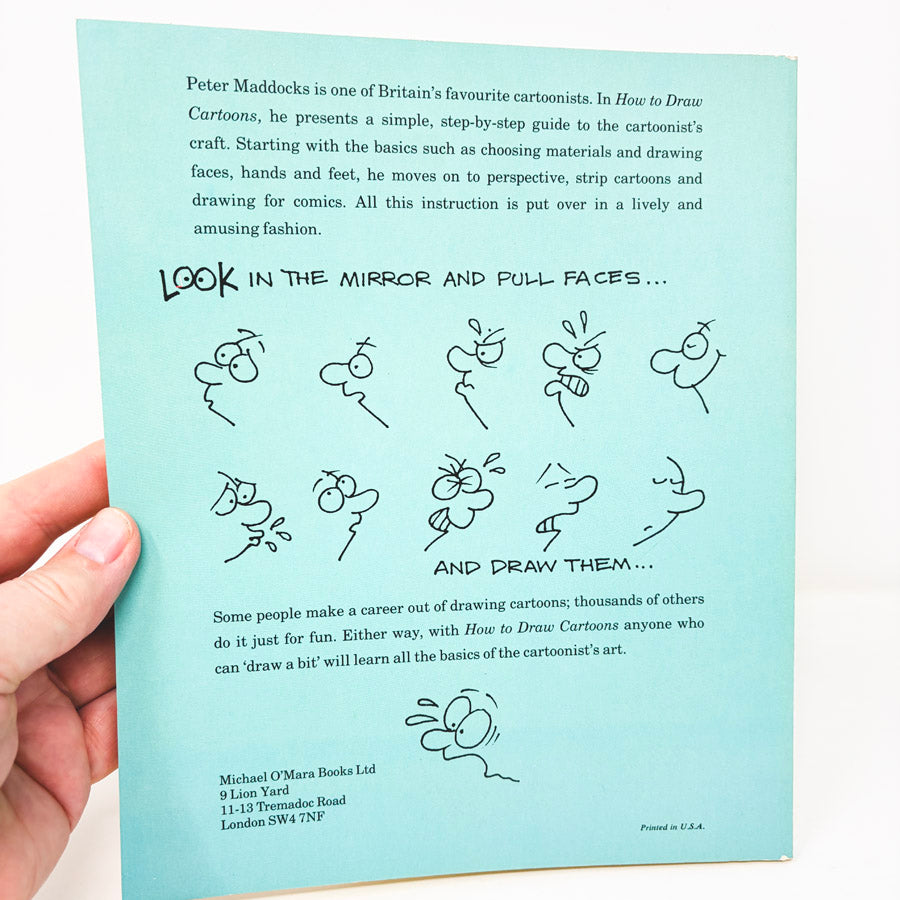 How to Draw Cartoons Book by Maddocks