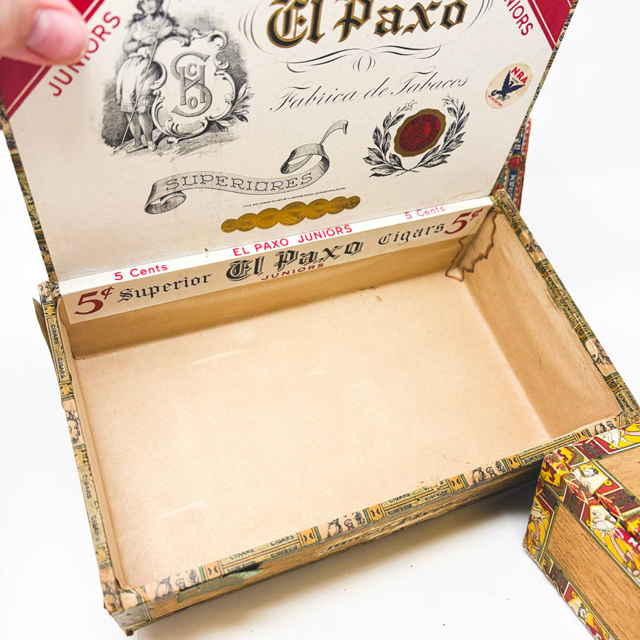 Vintage Wood Cigar Boxes