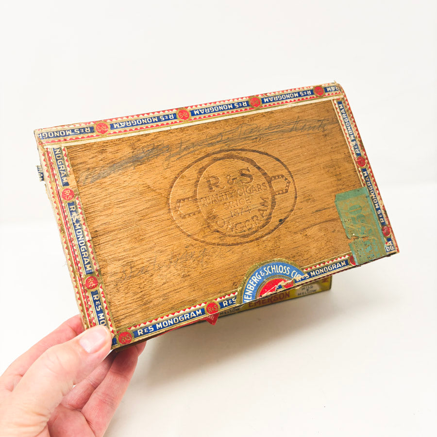 Vintage Wood Cigar Boxes