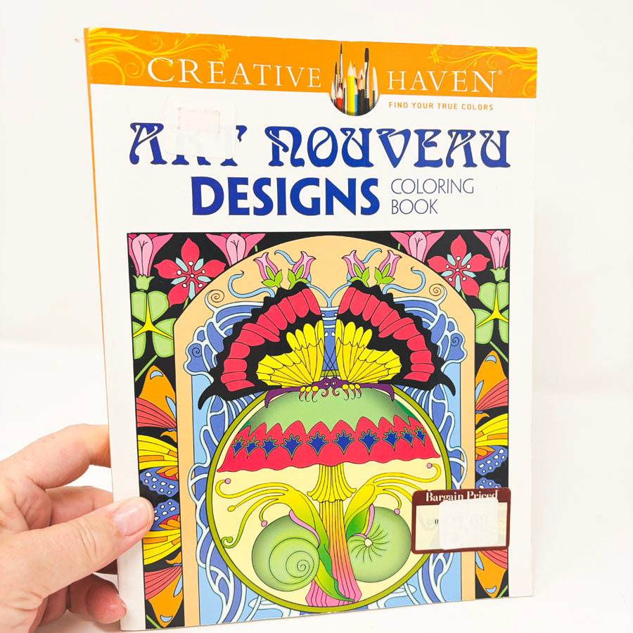 Art Nouveau Coloring Book by Creative Haven