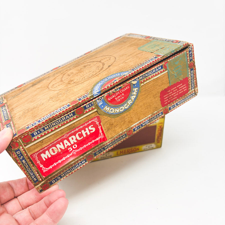 Vintage Wood Cigar Boxes