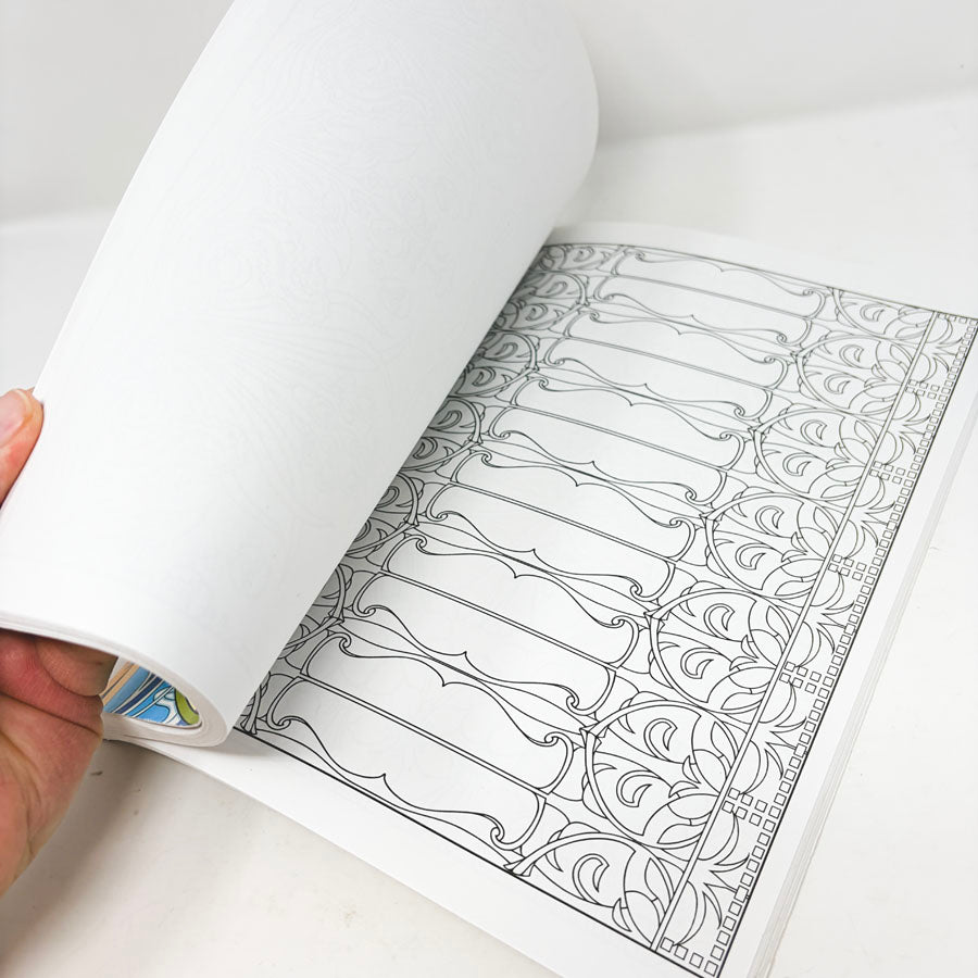 Art Nouveau Coloring Book by Creative Haven