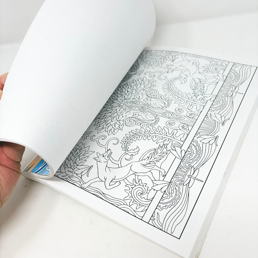 Art Nouveau Coloring Book by Creative Haven