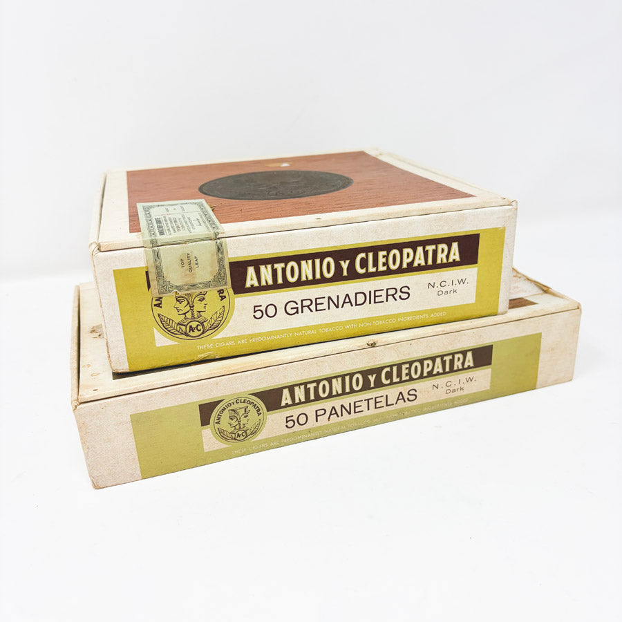 Vintage Cardboard Cigar Boxes