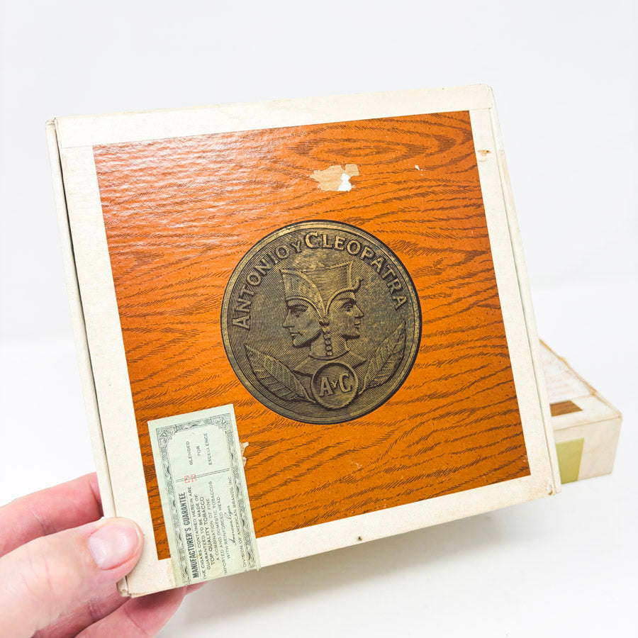 Vintage Cardboard Cigar Boxes