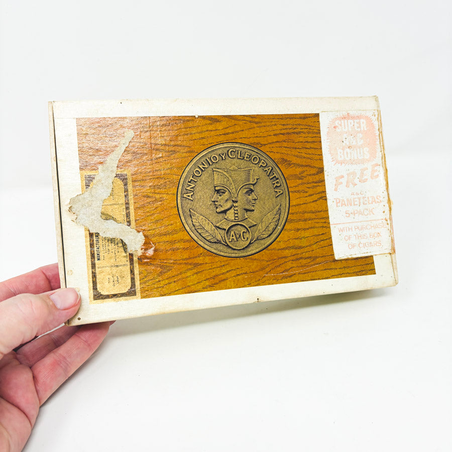 Vintage Cardboard Cigar Boxes