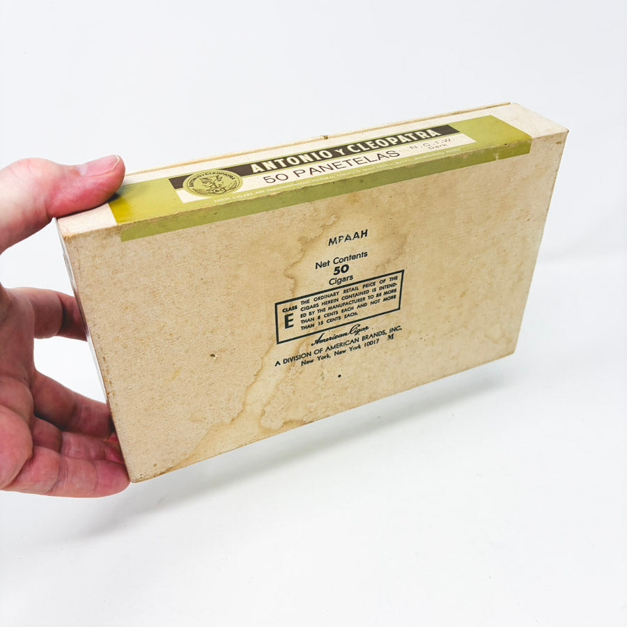 Vintage Cardboard Cigar Boxes