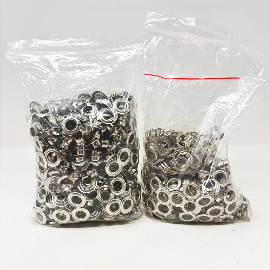Big Bundle – Appx. 7/8" Silver Lightweight Grommets