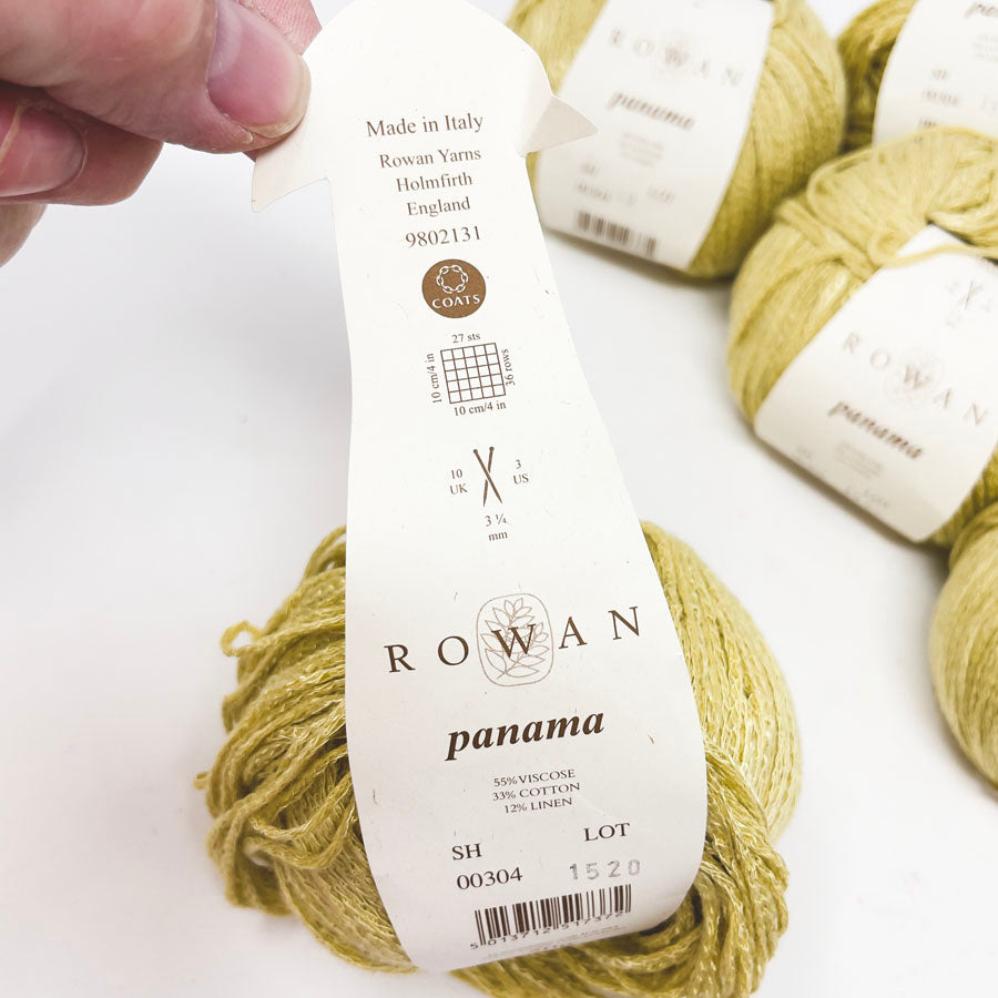 Rowan Yarn - Panama - Yellow #1520