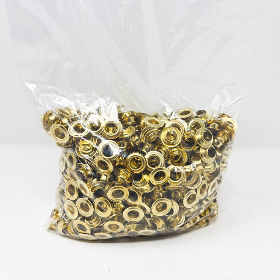 Big Bundle – Appx. 7/8" Gold Lightweight Grommets