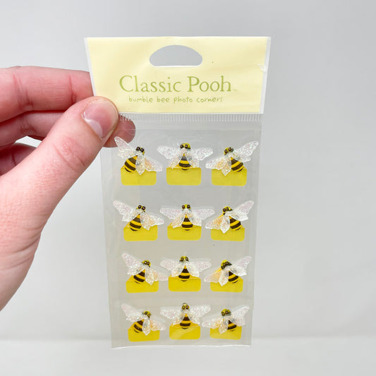 Classic Pooh Bumblebee Photo Corner Stickers