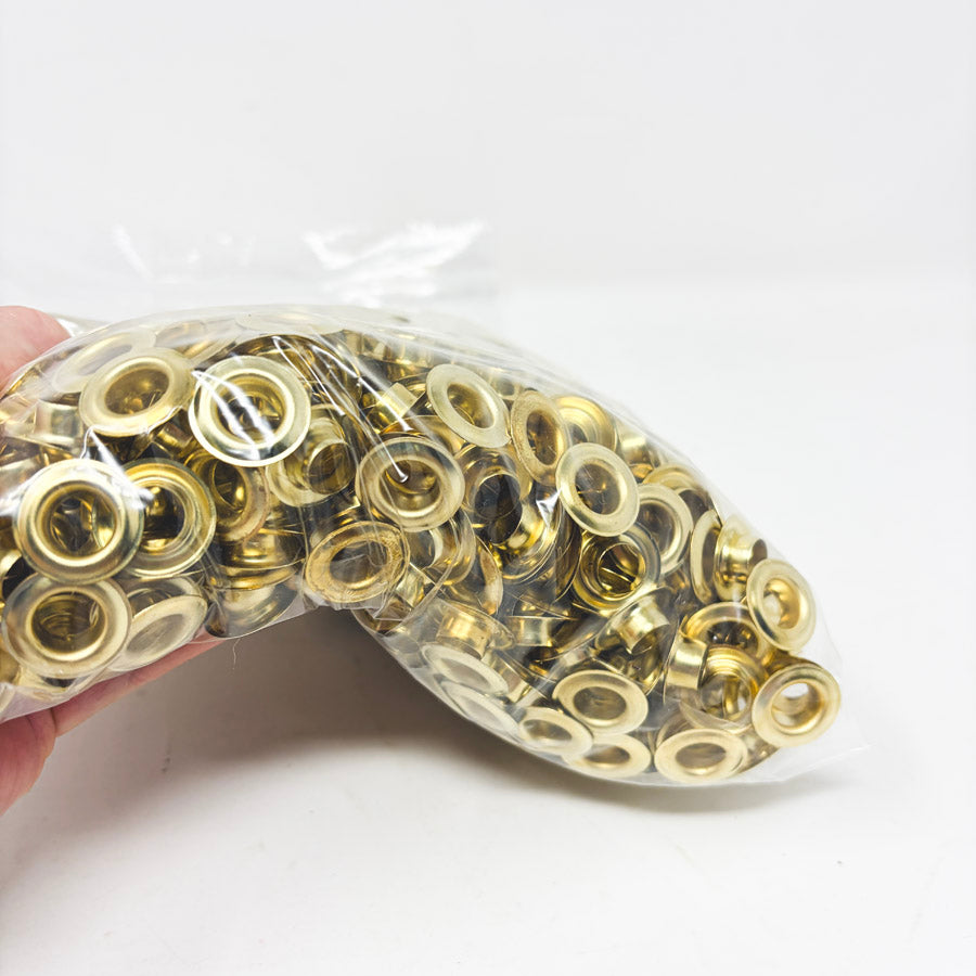 Big Bundle – Appx. 7/8" Gold Lightweight Grommets