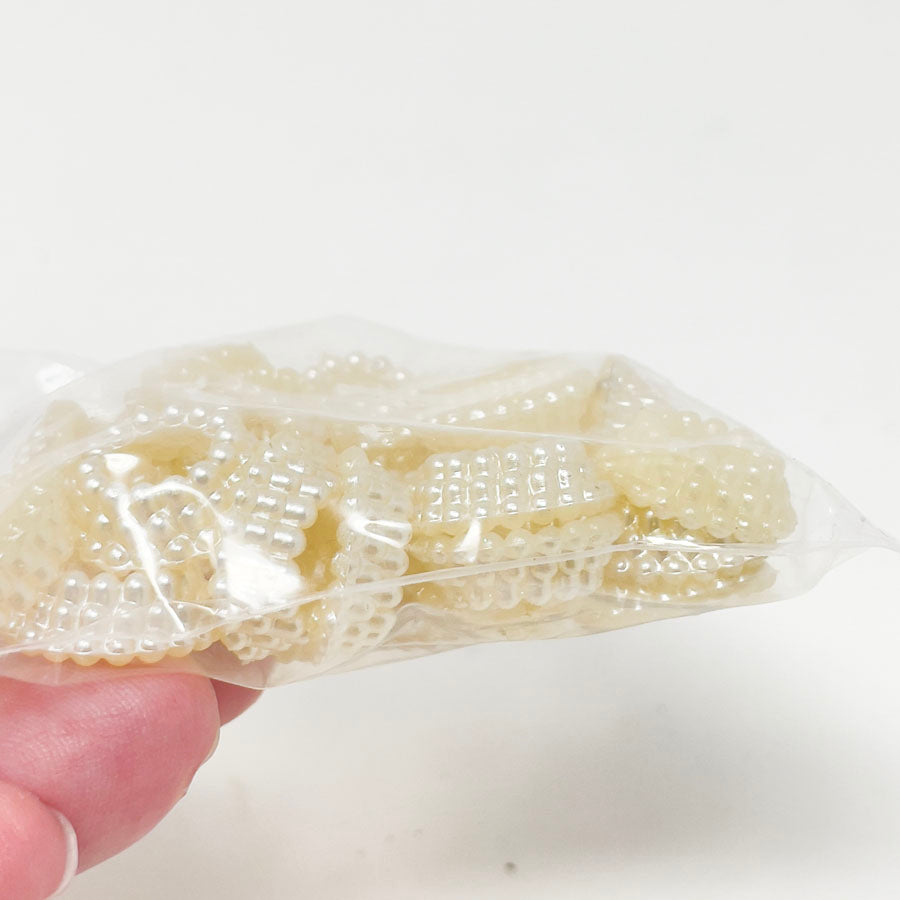 Plastic Bumpy Round Ring Beads - Pick a Color